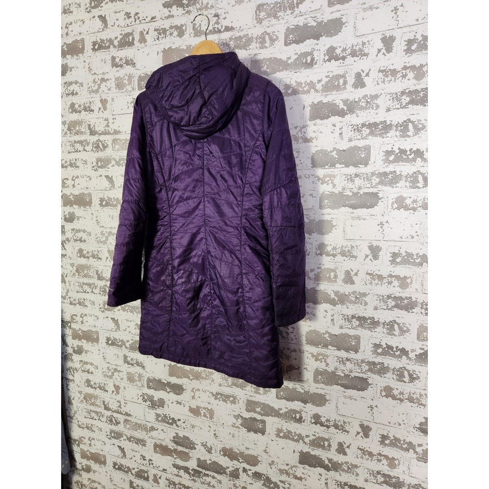 Columbia Omni Heat Insulated Hooded Parka Jacket Purple Women's XS Lightweight - Picture 9 of 16